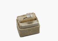 14K Gold Cushion Cut Lab Diamond Ring