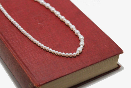 14k Gold Mixed Strand Pearl Necklace