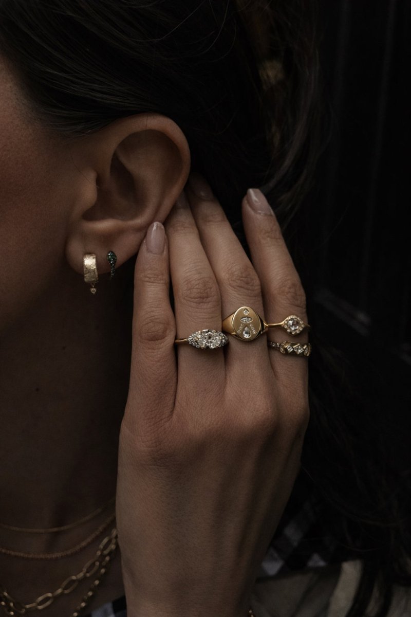 9k Gold Gaby No1 Earrings