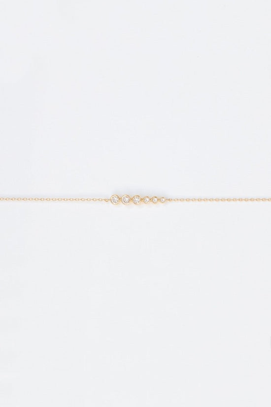 Celine Daoust Six Round Diamonds Chain Bracelet