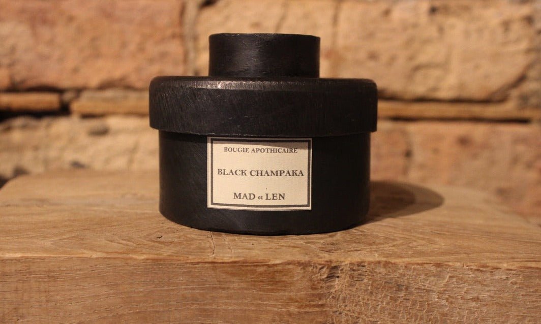 Mad et Len Black Champaka Bougies Mini Candle