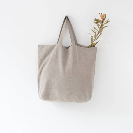 Natural Linen Big Bag