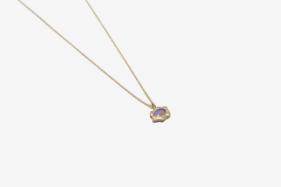 Petite Baleine 18k Opal Rebel Bit Necklace