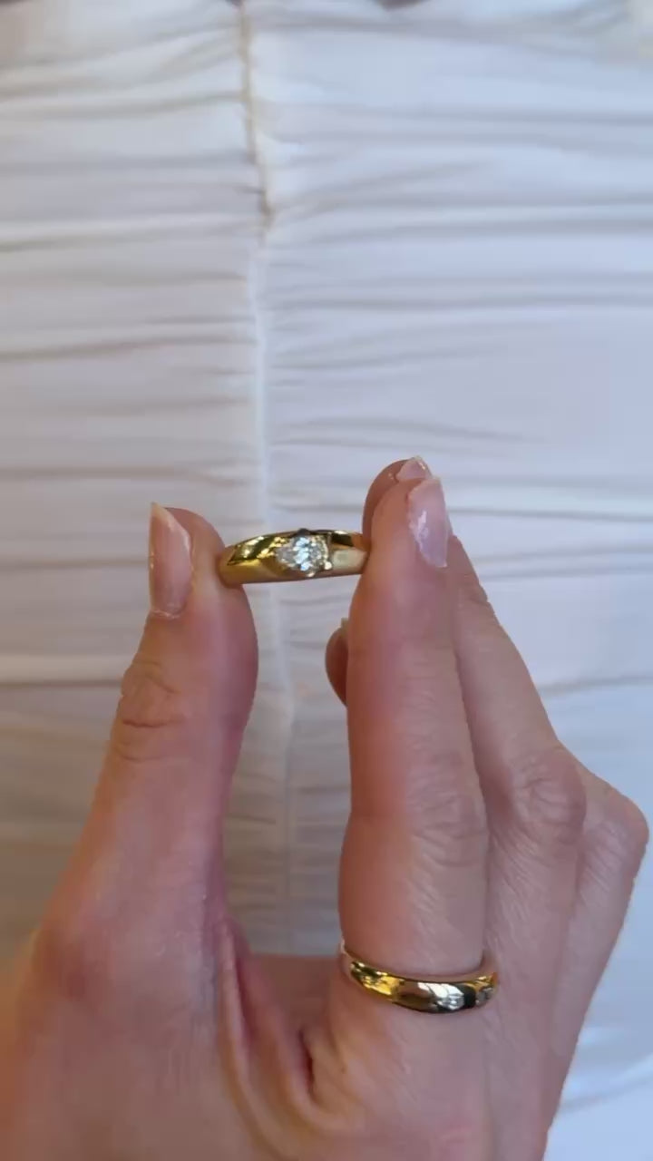 18k Gold Frankie Envoy Signet Ring