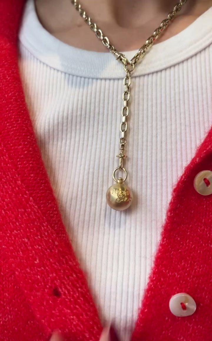 14k Gold Lucky 8 Ball Swivel Charm