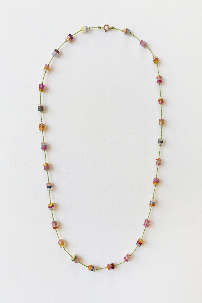 Rainbow Sapphire Necklace