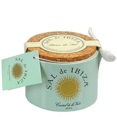 Sal de Ibiza Fleur de Sel Ceramic Jar