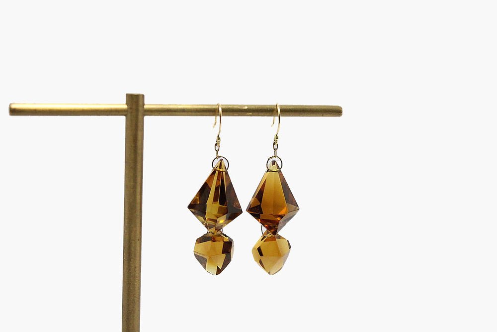 Ten Thousand Things Citrine Double Drop Earrings