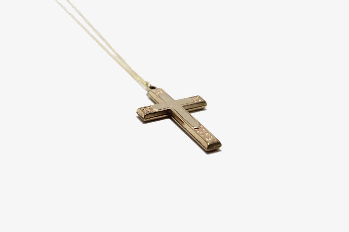 Vintage Gold Fill Cross Necklace