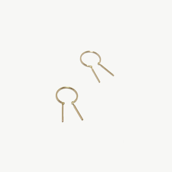 Jack & G 14k Gold Baby Chime Earrings