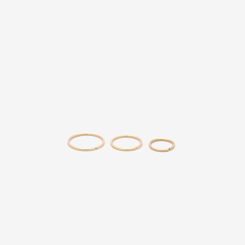 Jack & G 14k Gold Huggie Hoops