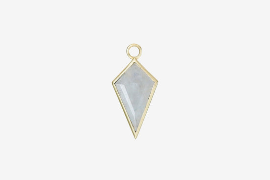 Metier 9k Gold Large Gemstone Kite Plaque